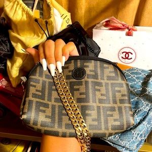 Vintage Fendi Zucca mini bag
